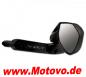 Preview: 1 Lenkerendenspiegel VIPER, 7490, schwarz, rechts, Aluminium