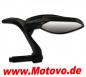 Preview: 1 Lenkerendenspiegel VIPER, 7490, schwarz, rechts, Aluminium