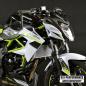 Preview: 1 Paar Lenkerendenspiegel Storm in schwarz M8 Kawasaki