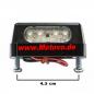 Preview: LED-Kennzeichenbeleuchtung "Zest", schwarz