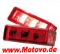 Preview: LED Einbaurücklicht Brick3, rot, E-geprüft