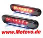Preview: LED Rücklicht Brisk 2, mit Kennzeichenbeleuchtung, getönt
