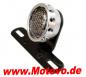 Preview: LED Rücklicht CNC mit Halter getönt, mit KZB, silber