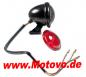 Preview: LED-Rücklicht Bates Style, schwarz, E-geprüft