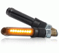 Preview: LED-Blinker SHAFT, schwarz, getönt, Paar, M10