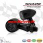 Preview: 1 Paar SMD-Blinker RL-Kombi "Shark", Alu, schwarz/schwarz