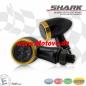 Preview: 1 Paar SMD-Blinker RL-Kombi "Shark", Alu, schwarz/gold