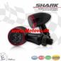 Preview: 1 Paar SMD-Blinker RL-Kombi "Shark", Alu, schwarz/rot