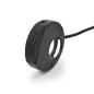 Preview: USB-C-Steckdose "Slim", 1-fach, 12V DC, 5V/3A, 9V/2A, 12V/1,5A