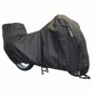 Preview: Motorrad-Topcase-Abdeckplane "Alfa" in schwarz,  L, Maße: L 229 x B 99 x H vorne 135 x H hinten 125cm
