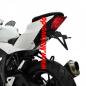 Preview: Kennzeichenhalter-Set für SUZUKI GSX-S/R125 Baujahr 17- verstellbar, inklusive Reflektorhalter