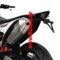 Preview: Kennzeichenhalter KTM 690 SMC BJ 2019-, verstellbar, schwarz, inkl. Reflektorhalter