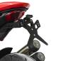 Preview: Kennzeichenhalter DUCATI Monster 890 V2 Baujahr 26-, X-Line, T-Stück, Reflektor, Halter KZB