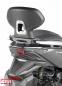 Preview: Givi Beifahrerrückenlehne TB1187A für Honda Forza 125 / 350 (21-22)