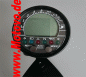 Preview: ACE-2853AS Multifunktionelles Digitalinstrument, alu-schwarz, Aufbau-Tacho Drehzahlmesser -Uhr
