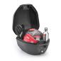 Preview: Givi C30NT - Monolock Topcase mit Platte schwarz, mit transparenten Reflektoren