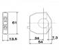 Preview: Daytona Schalter Slim AN/AUS, Lenker 7/8+1 Zoll, Hebel