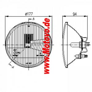 Preview: Scheinwerfereinsatz 7 Zoll