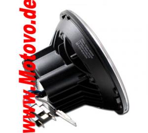 Preview: LED-Scheinwerfereinsatz 7 Zoll in chrom