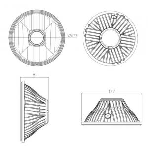 LED-Scheinwerfereinsatz "Hawk"