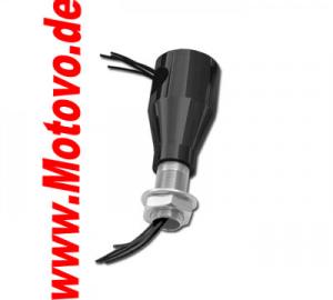 Lenkerhalter Big Bone schwarz, 75 mm, mit Kabelinnenführung