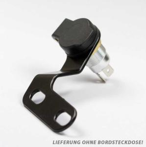 Bordsteckdosenhalter mit Befestigungsmaterial