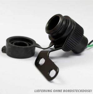 Bordsteckdosenhalter mit Befestigungsmaterial