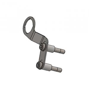 Bordsteckdosenhalter mit Befestigungsmaterial