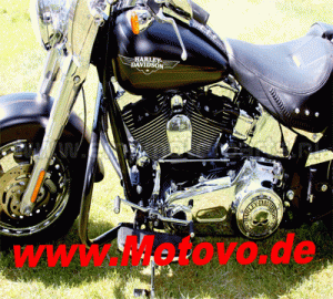 Sturzbügel H.D.Style Harley Davidson, FLSTC, 1584 Heritage, Softail Classic in schwarz
