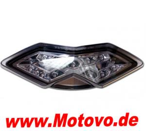 LED Rücklicht Kawasaki  Z1000 Bj. 10-, getöntes Glas