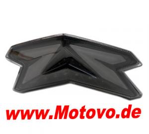 LED Rücklicht Kawasaki  ZX-6R, Z 800, getöntes Glas