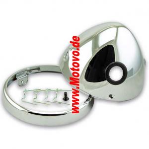 Scheinwerfergehäuse 7", Nevo Style in chrom