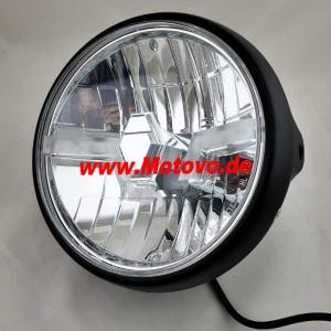 Preview: LED-Scheinwerfer "Flash" in schwarz-matt