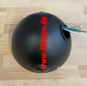 Preview: Scheinwerfer British Style in schwarz