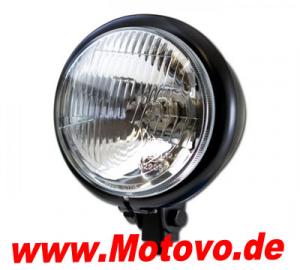 Hauptscheinwerfer Bates-Style 5 3/4", schwarz