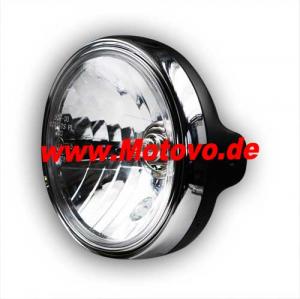 Preview: Scheinwerfer 7 Zoll schwarz, LTD Style