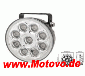 LED-Fernscheinwerfer "Nove" in chrom
