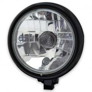 Scheinwerfer "Bullet", E-geprüft in schwarz-glänzend