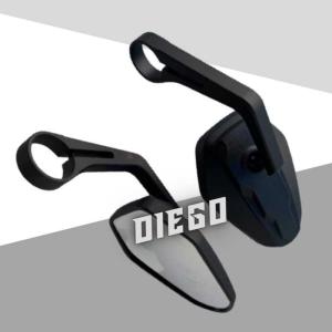 Lenkerendenspiegel "DIEGO 5" in schwarz, Paar