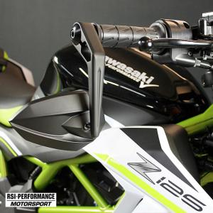 Preview: 1 Paar Lenkerendenspiegel Storm in schwarz M8 Kawasaki