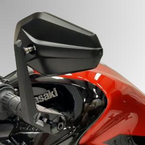 1 Paar Lenkerendenspiegel "SOLID 2" in schwarz, Honda Hornet
