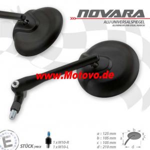 1 Universalspiegel Novara in schwarz