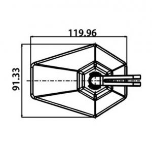 1 Lenkerendenspiegel "D-MIRROR-4"