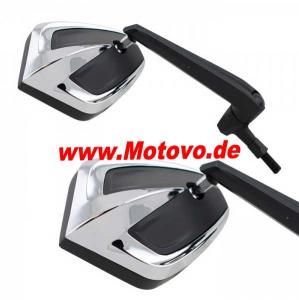 1 Paar Universalspiegel "Move" in chrom