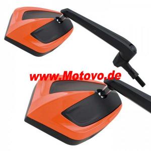 1 Paar Universalspiegel "Move" in orange