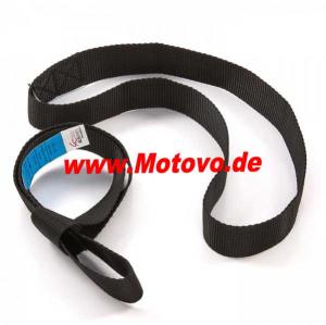 Nylon-Doppelschlaufengurt als Verlängerung, schwarz, Maße: B=25 mm x L=40 cm
