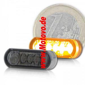 LED Einbaublinkerset Heat, getönt, E-geprüft