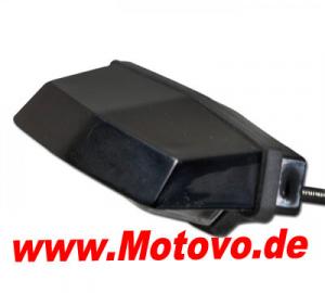 SMD-Kennzeichenbeleuchtung "Flat", schwarz