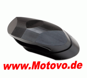 Kennzeichen LED Beleuchtung Micro Space, schwarz Aluminium