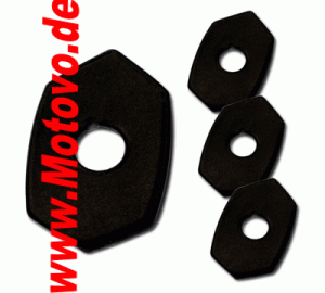Indy Spacer, schwarz, Stahl, Kawasaki Z650/800/900 /Z1000/ ER6-N/F